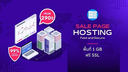 Web Hosting สำหรับ Sale Page